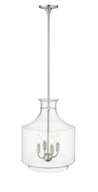 Mahannah 4-Light Pendant Light Brushed Nickel