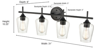 Ashford 4-Light Vanity - Chrome