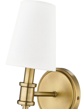 1-Light Wall Sconce Vintage Brass