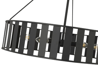 Stella 6-Light Chandelier Ceiling Light Matte Black