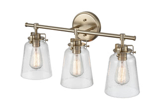 Amberose 3-Light Vanity Modern Gold