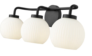 Oprah 3-Light Vanity Matte Black