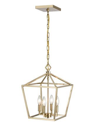 4-Light Pendant light Modern Gold