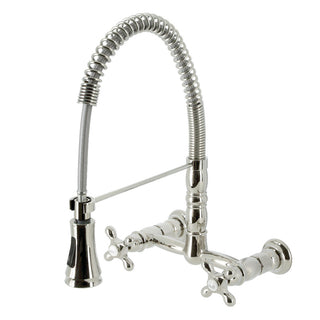 Heritage Pre-Rinse Kitchen Faucet in Polished Nickel
