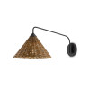 Basket Black Swing-Arm Wall Sconce