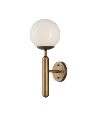 Barbican Single-Light Brass Wall Sconce