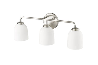 Norah 3-Light Vanity Brushed Nickel
