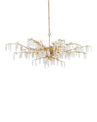 Forest Dawn Gold Chandelier