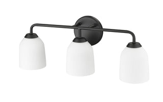 Norah 3-Light Vanity Matte Black