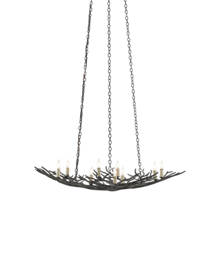 Rainforest Small Bronze Chandelier