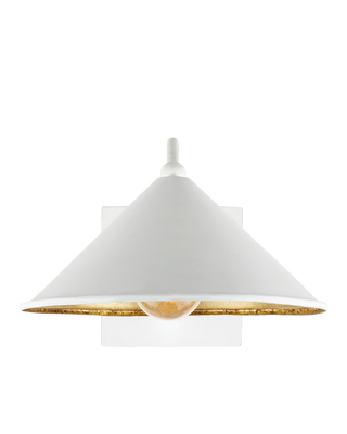 Serpa White Single Swing-Arm Wall Sconce