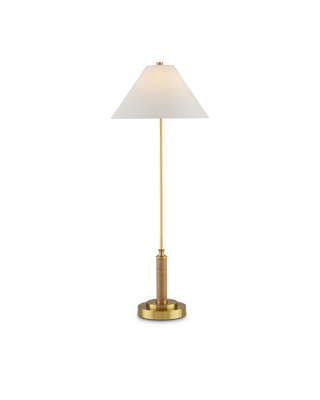 Ippolito Brass Console Lamp