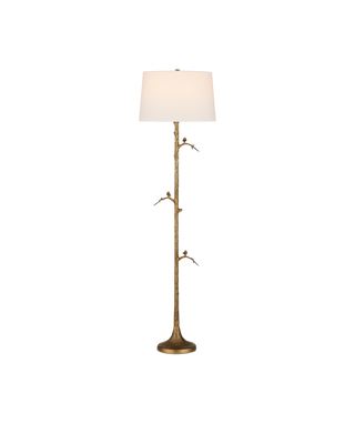 Piaf Brass Floor Lamp