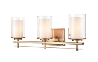 Huderson 3-Light Vanity Modern Gold