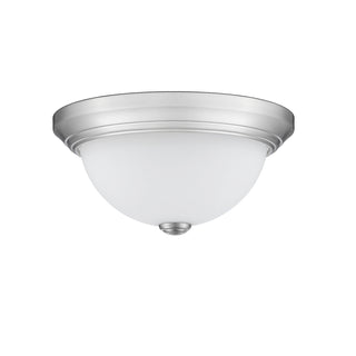 2-Light Flushmount Ceiling Light Brushed Nickel