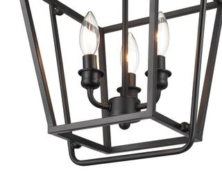 3-Light Pendant light Matte Black