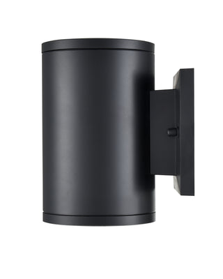 Vegas 1-Light Outdoor Wall Sconce Powder Coated Black