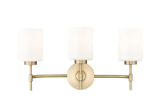 Keylee 22" Wide 3-Light Vanity - Vintage Brass