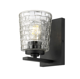 Saben 1-Light Wall Sconce Matte Black