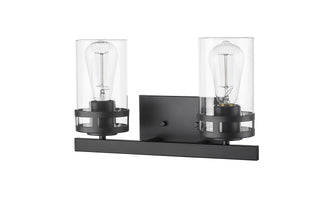 Lunden 2-Light Vanity Matte Black