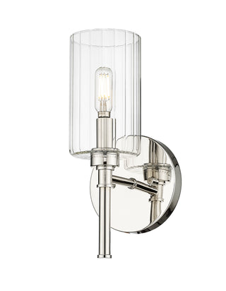 Chastine 1-Light Wall Sconce Polished Nickel