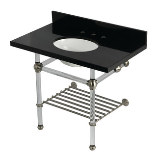 Templeton 36 Inch Console Sink in Brushed Nickel