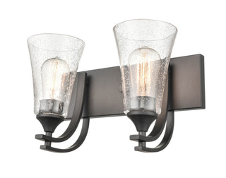 Natalie 2-Light Vanity Matte Black