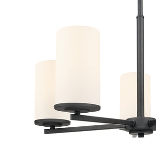Verlana 24" 5-Light Chandelier - Matte Black