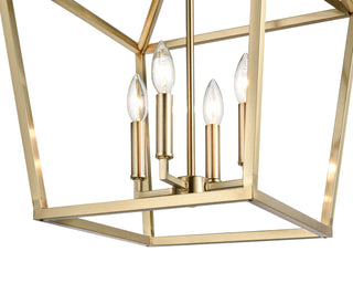 4-Light Pendant light Modern Gold