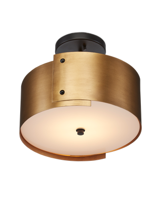 Ritsu Brass Semi-Flush Mount