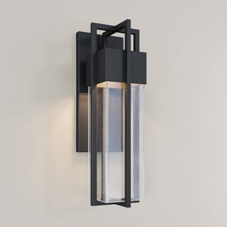 Kingler LED Outdoor Wall Sconce Powder Coated Black