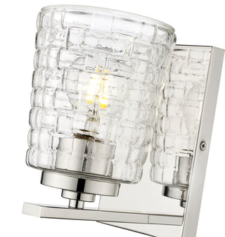 Saben 1-Light Wall Sconce Polished Nickel