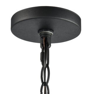 Hylena 18.5" Wide 6-Light Pendant - Textured Black