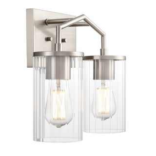 Beverlly 13" Wide 2-Light Vanity - Brushed Nickel