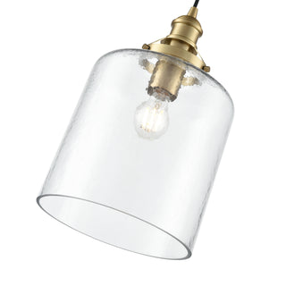 Khrisa 10" Wide 1-Light Pendant - Vintage Brass