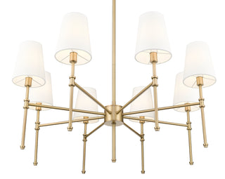 Adorra 30" Wide 8-Light Chandelier - Vintage Brass