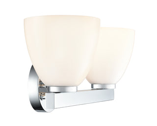Apria 15.75" Wide 2-Light Vanity - Polished Chrome