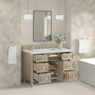 48 Inch Lorelai Freestanding Vanity in Whitewashed Oak / Lime Delight Top