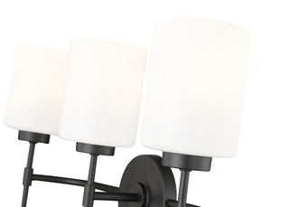Keylee 22" Wide 3-Light Vanity - Matte Black