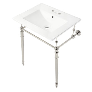 Edwardian 24 Inch Console Sink in White