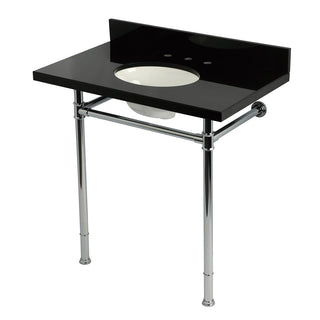 Imperial 36 Inch Console Sink in Polished Chrome