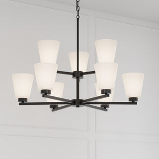 Strayhan 28.5" Wide 9-Light Chandelier