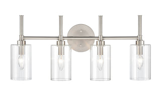 Chastine 4-Light Vanity Brushed Nickel