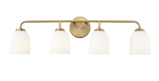 Norah 4-Light Vanity Vintage Brass