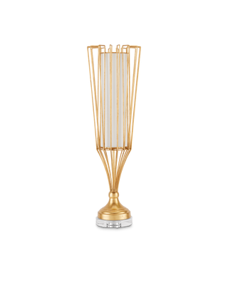 Forlana Torchiere Gold Table Lamp