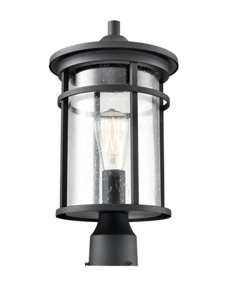 Namath 1-Light Outdoor Post Lantern Textured Black