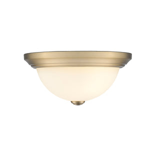 2-Light Flushmount Ceiling Light Modern Gold
