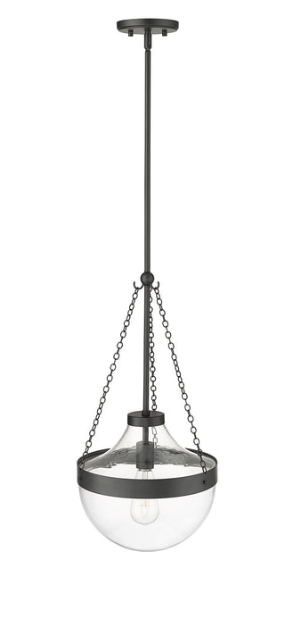 Clarra 1-Light Pendant light Matte Black