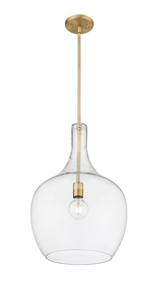 Lamara 1-Light Pendant Light Vintage Brass