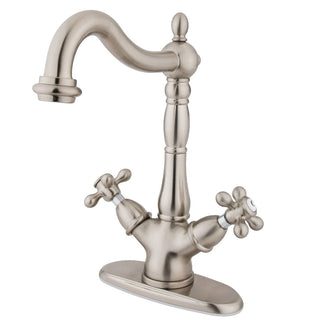 Heritage Vessel Faucet in Brushed Nickel